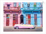 Vintage car in Havana by Assaf Frank